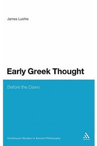 Early Greek Thought