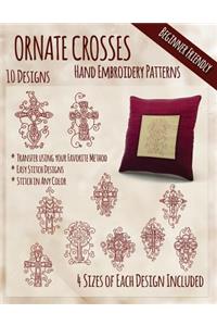 Ornate Crosses Hand Embroidery Patterns