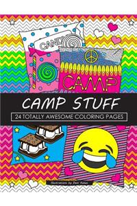Camp Stuff 24 Page Coloring Book
