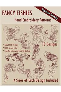 Fancy Fishies Hand Embroidery Patterns