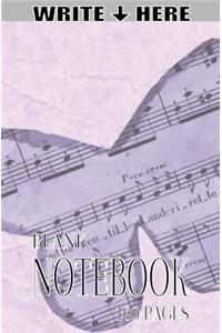 Write Here 100 Page Blank Notebook BUTTERFLY COLLECTION