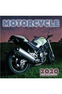 Motorcycle 2020 Mini Wall Calendar