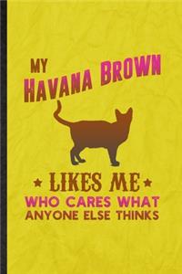 My Havana Brown Likes Me Who Cares What Anyone Else Thinks