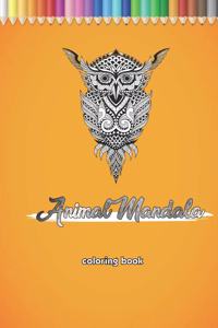 Animal Mandala coloring book