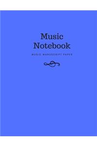 Blank Sheet Music Notebook