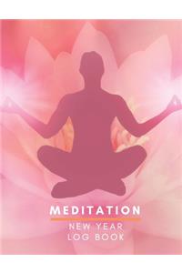 Meditation New Year Log Book