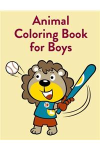 Animal Coloring Book For Boys