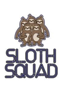 Sloth Squad: 6x9 120 pages dot grid - Your personal Diary