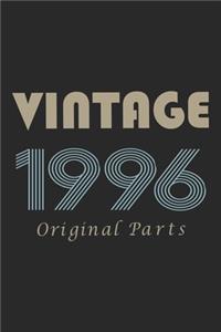 Retro Birthday - Vintage 1996 Notebook Original Parts Gift