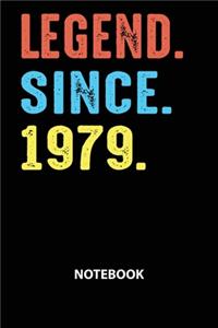 Legend Since 1979 Notebook