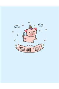 Unipug Pug Unicorn Notebook
