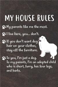 My House Rules Notebook Journal