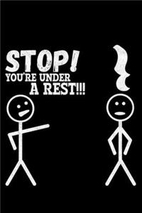 Stop You're Under A Rest!!!