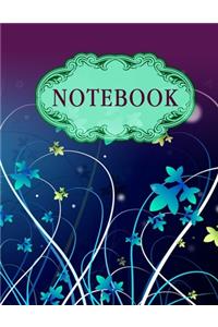 Cristal Flowers Notebook