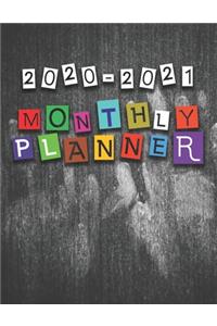 2020-2021 Monthly Planner
