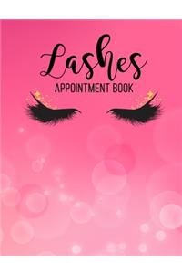 Lashes Appointment Book
