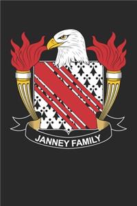 Janney: Janney Coat of Arms and Family Crest Notebook Journal (6 x 9 - 100 pages)