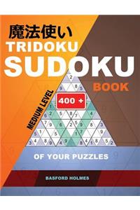 Tridoku Sudoku Book. Medium Level.: 400+ of Your Puzzles. Holmes Presents a Fitness Book for Your Brain. (Plus 250 Sudoku and 250 Puzzles That Can Be Printed).