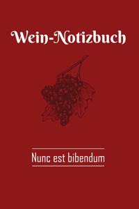 Wein-Notizbuch - Nunc Est Bibendum