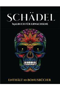 Malbuch für Erwachsene PDF (Schädel)