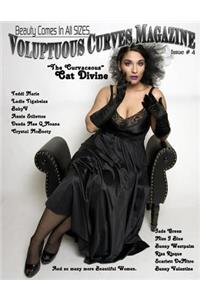 Voluptuous Curves Magazine: Issue # 4 Cat Divine Cover