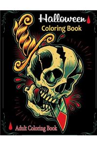 Adult Coloring Books: Halloween Coloring Book