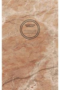 Orange Stone Notebook
