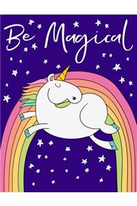 Primary Composition Notebook Journal For School Kids, Students and Teachers - Be Magical Unicorn