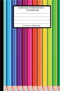 Unruled Composition Notebook 6