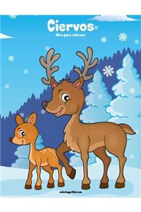 Ciervos libro para colorear 1