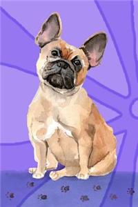 Journal Notebook For Dog Lovers, French Bulldog Sitting Pretty 5