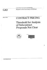 Contract Pricing