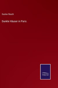Dunkle Häuser in Paris