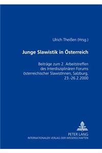 Junge Slawistik in Oesterreich