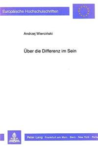 Ueber Die Differenz Im Sein