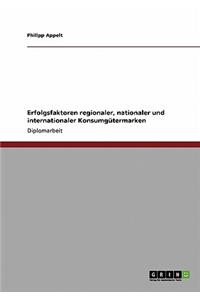 Erfolgsfaktoren regionaler, nationaler und internationaler Konsumgütermarken