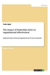 The impact of leadership styles on organizational effectiveness
