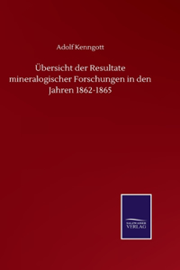 Übersicht der Resultate mineralogischer Forschungen in den Jahren 1862-1865