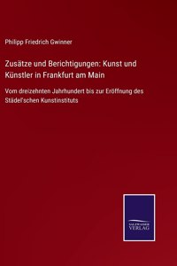 Zusätze und Berichtigungen