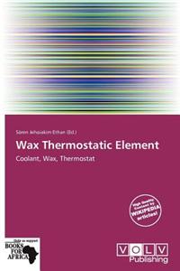 Wax Thermostatic Element