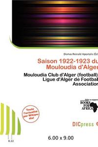 Saison 1922-1923 Du Mouloudia D'Alger