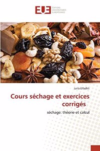 Cours séchage et exercices corrigés