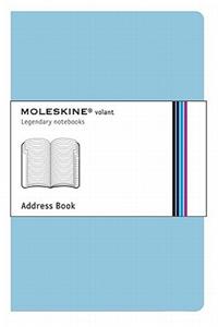 Moleskine Sky Blue Address Book Volant Large