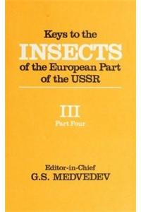 Keys to the Insects of the European Part of the USSR