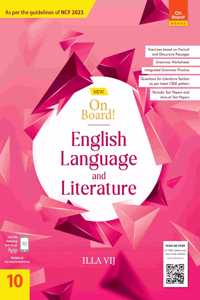 On Board! On Board English Language & Literature For Class 10 By Ratna Sagar