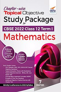 Chapter-wise Topical Objective Study Package for CBSE 2022 Class 12 Term I Mathematics