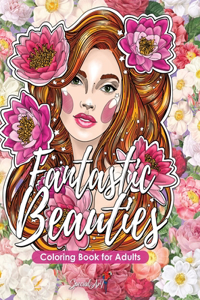 Fantastic Beauties - Coloring Book for Adults