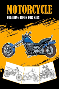 Motorcycle Coloring Book for Kids