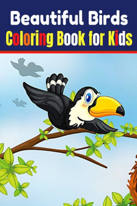 Beautiful Birds Coloring Book For Kids