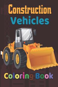 Construction vehicles Coloring Book